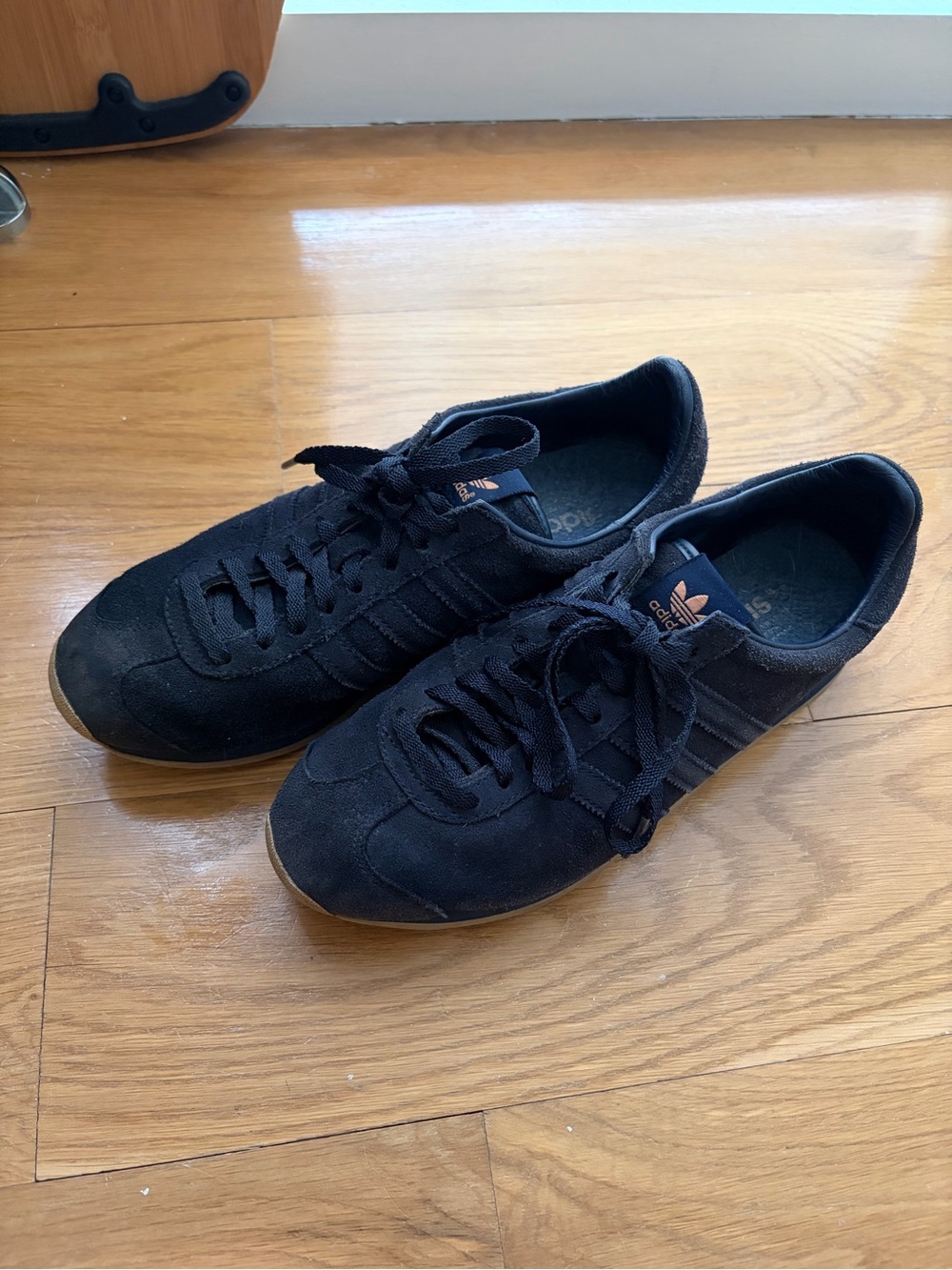 adidas x Khaite Navy Suede Sneakers size 8